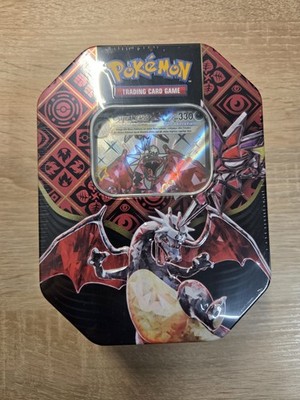 Pokémon TCG Paldeas Schicksale Glurak Ex Tin Box Deutsch OVP Sealed 