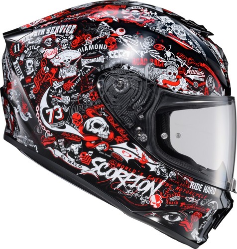 2025 SCORPION EXO-R330 FULLFACE MOTORCYCLE HELMET - PICK SIZE & COLOR - Picture 45 of 56