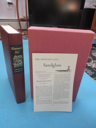 Westward Hoby Charles Kingsley - Heritage Press 1975 mit Schuber & Sandglas - Bild 1 von 19