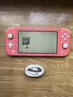Nintendo Switch Lite - Coral Pink Handheld Gaming System- Excellent Condition