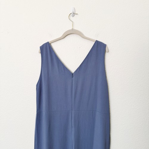 Mono Everlane Talla 14 Azul Polvoriento Japonés GoWeave Essential Sin Mangas Nuevo con Etiquetas - Imagen 5 de 12