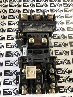 Allen-Bradley 509-A0D SER.B Motor Starter Size 0 W/592-B0W16 Overload Relay 