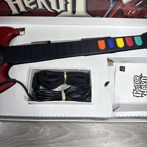 Guitar Hero II III w Box Rock Band Wired Controller Bundle Lot PlayStation 2 PS2 - Picture 12 of 23