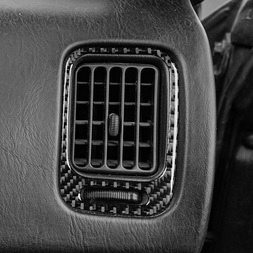 For Toyota MR2 1991-1995 Real Carbon Fiber Co-Pilot Air Outlet Vent Cover Trim - Foto 5 di 10