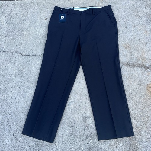 New FootJoy Golf Chino Pants Men's 40x30 Black Performance Stretch NWT Casual - Picture 2 of 17