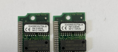 32MB Kit (2 x 16MB) PNY 324006ES52T08JB 60ns 72-Pin DRAM EDO Memory Modules - Picture 2 of 4