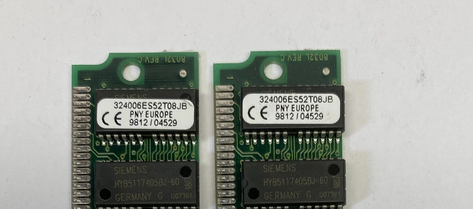 32MB Kit (2 x 16MB) PNY 324006ES52T08JB 60ns 72-Pin DRAM EDO Memory Modules - Image 2 of 4
