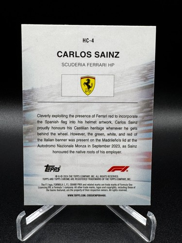 2024 Topps Chrome Formula 1 - Helmet Coll. | PICK YOUR CARD | COMBINED SHIPPING - Picture 2 of 20