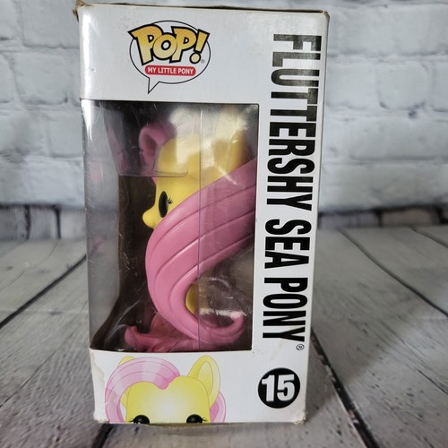 Funko Pop My Little Pony Movie Fluttershy Sea Pony Vinyl Figure #15 Damaged Box - Picture 4 of 9