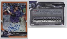 2018 Bowman Mega Box Chrome Mojo Refractor Orange /25 Ryan Vilade #BMA-RV Auto