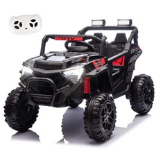 24V Kids Electric Car 400W Ride On Toy UTV with Remote Power Wheels Truck Black