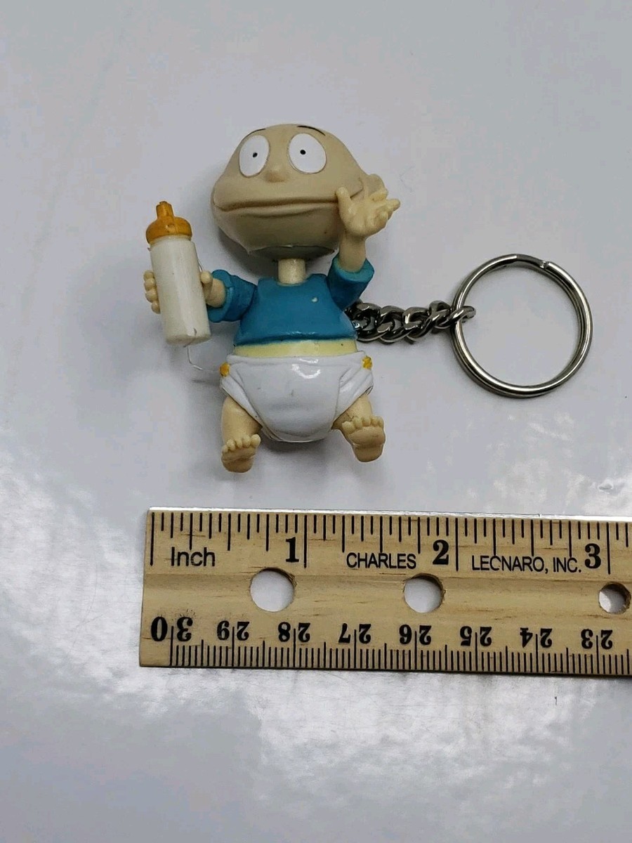 Tommy Pickles w/Baby Bottle Rugrats Keychain Nickelodeon TV