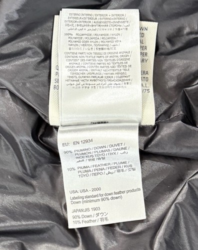 Moncler Grenoble Loiret Lightweight Down Jacket Rare 4 2 3 M 21.5”ptp Coat - Picture 12 of 14