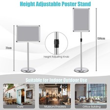 Adjustable Display Easel A3 Sign Stand Presentation Holder