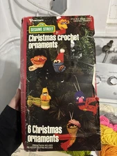 Vogart Crafts Vintage Sesame Street Christmas Ornaments Crochet Kit