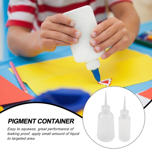 20 Pcs Pigments Bottles Squeeze Glue Empty with Fine Tips Small Mini - Imagen 10 de 12