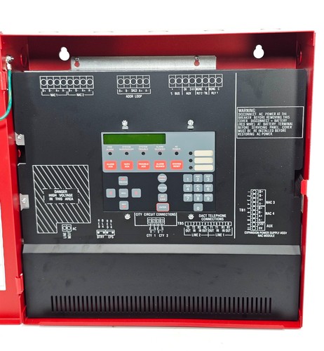 SIMPLEX 4008 / 4008-9101 PANNELLO DI CONTROLLO ALLARME ANTINCENDIO INDIRIZZABILE N.: 0743487 - Foto 12 di 16