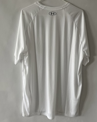 Camiseta Under Armour Velocity 2.0 manga corta para hombre - blanca - 2XL calce holgado - Imagen 7 de 7