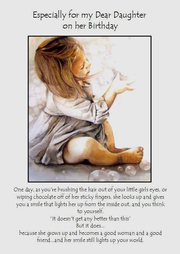 Especially For MY Dear Daughter A5 Birthday Card With Love Happy Birthday - Picture 1 of 4