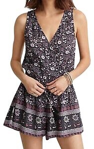 AMERICAN EAGLE OUTFITTERS Floral Print Shorts Romper - Women’s Size XXSmall - Picture 8 of 8