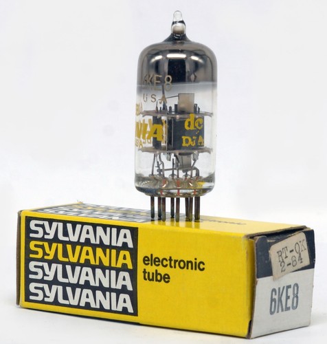 ONE 6KE8 SYLVANIA NOS tubo lampada TSF Valvola Valvula Valve ৄ泵洀 真空管 电帶 - Foto 2 di 2