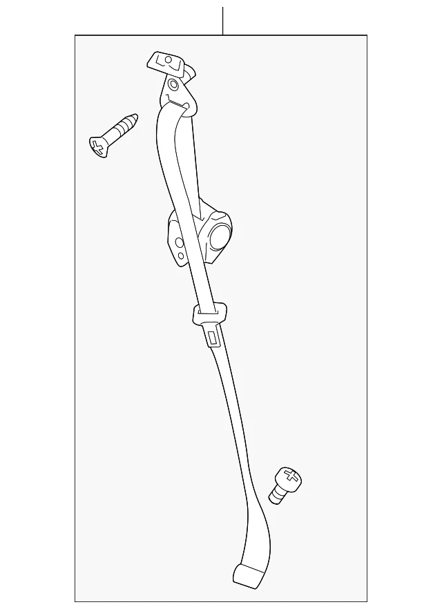 Conjunto de cinturón de seguridad trasero Saturn Vue 2008-2010 genuino lado pasajero 19208794 Foto 2 de 4