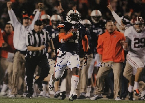 Chris Davis Signed Auto Auburn 2013 Iron Bowl 18x24 Photo w/Kick Six Proof - Picture 1 of 2