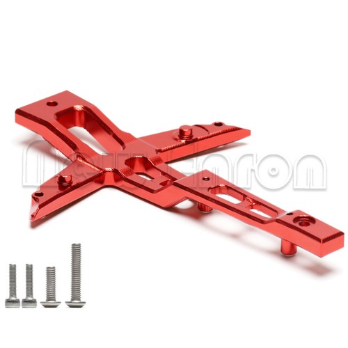 Soporte de chasis delantero de aleación 8921 para camión Traxxas de radiocontrol 1/10 Maxx 4S 89076-4 89086-4 - Imagen 17 de 25