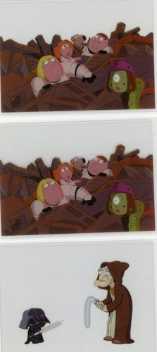 2008 Inkworks Family Guy Star Wars S-4 (2) S-6 (1)