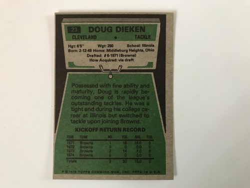 1975 Football Topps FREE Shipping YOU PICK UPDATED OCTOBER 2025 Multi Discount - Picture 25 of 493