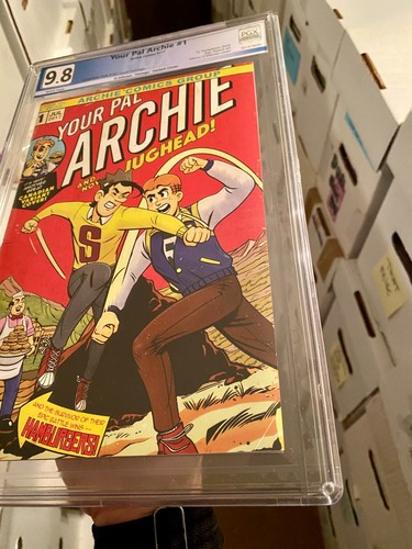 Your Pal Archie #1! Graded 9.8! Hulk #181 Cover swipe, Canadian Variant 1/500! - Picture 4 of 9
