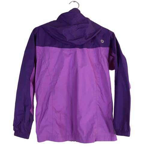MARMOT Windbreaker Jacket, Youth L, Hooded Full Zip Purple & Lavender - Picture 2 of 12