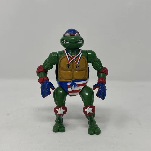 Vintage TMNT Raphael Olympic Swimmer 1992 Teenage Mutant Ninja Turtles Figure