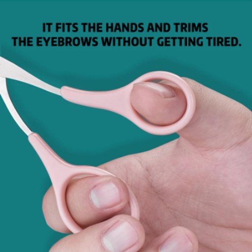 2024 Men Grooming Eyebrow Trimmer Scissors with Comb Shaper M8Q3 - Picture 6 of 10