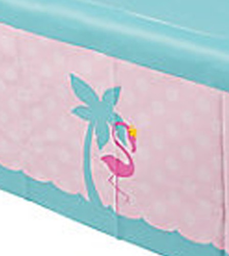 Flamingo Table Cover Pink Flamingos Theme Plastic Party Tablecloth Free Postage - Picture 3 of 3