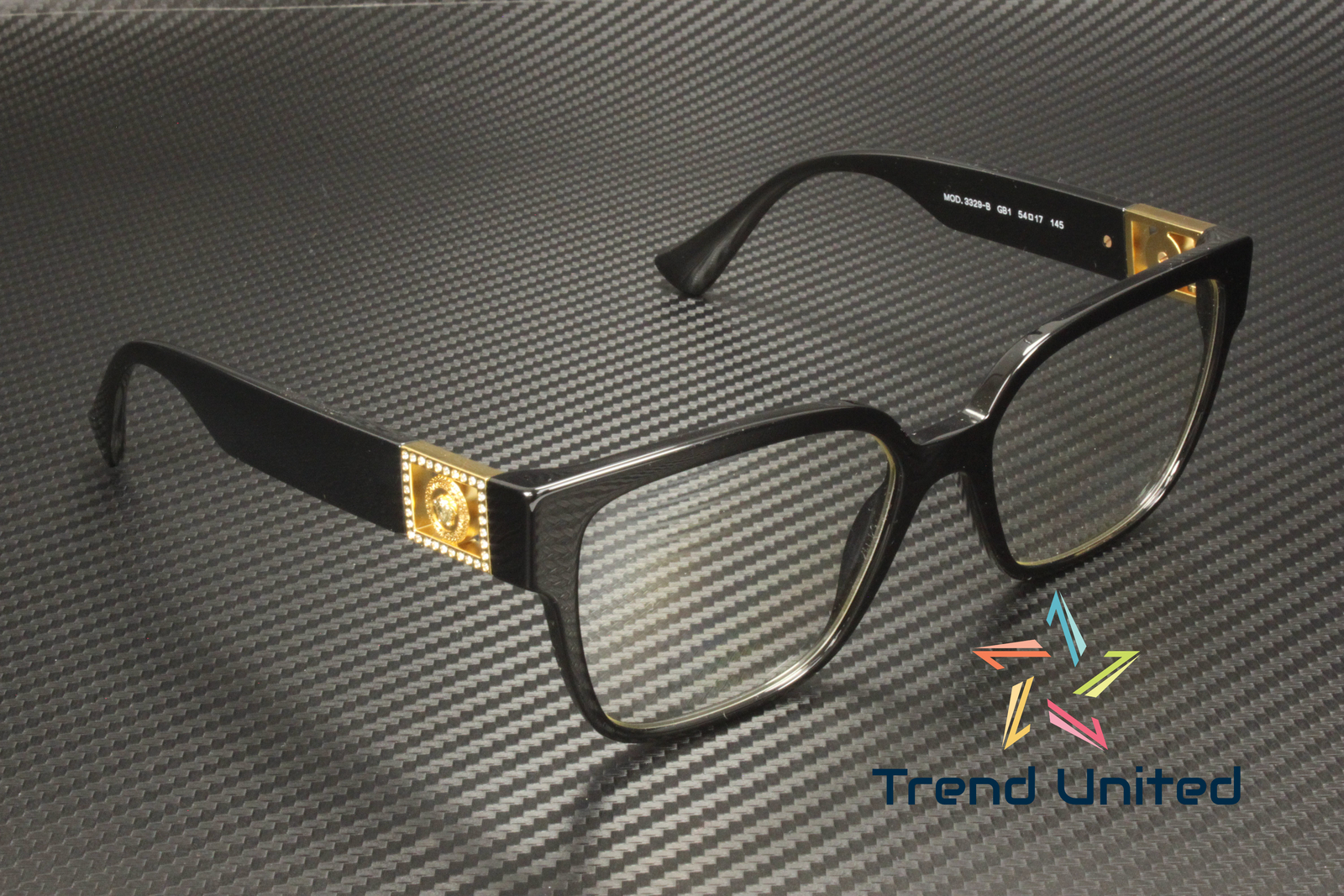 versace eyeglass frames with rhinestones