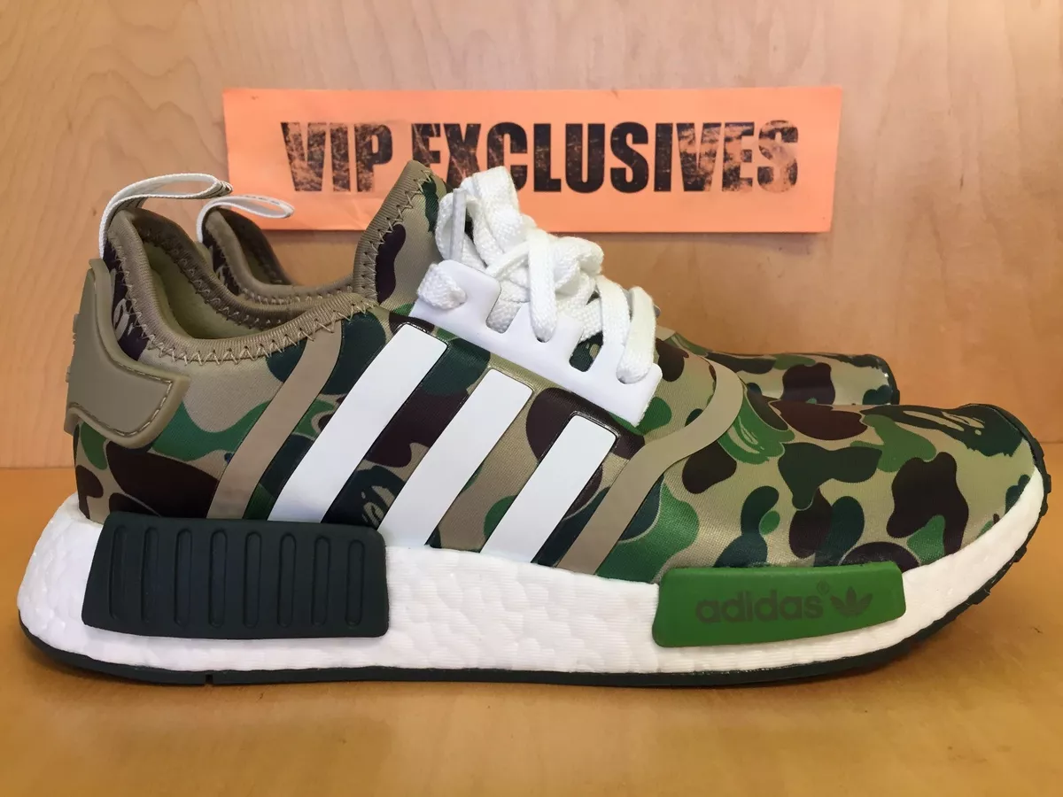 Adidas nmd shop x bape yellow