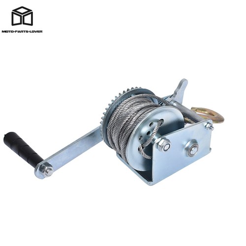 High Quality Hand Winch Heavy Duty Steel Cable Crank Gear Winch Trailer 600 lbs - 第 9/10 張圖片