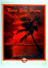 197535 Weston Universal Exposure Meter Original User Instruction Manual - 1946