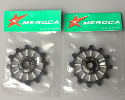 1* MEROCA bike 12T Narrow Wide Jockey Wheels Ceramic Bearing Derailleur Pulley