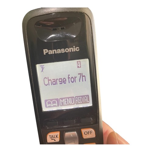 PANASONIC KX-TGA641T Black Metallic DECT 6.0 Cordless Phone Handset Genuine OEM - Picture 9 of 9