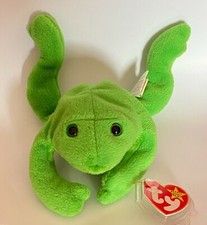 RARE BEANIE BABY LEGS THE FROG BEANIE BABYS
