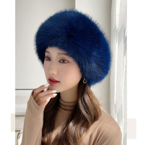 Damen Winter Russische Flauschige Mützen Kunstfell Stirnband Mütze Dicke Ohren Warm Skimütze - Bild 18 von 30