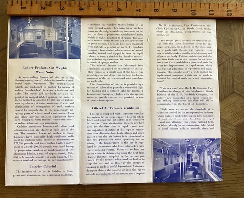 c.1940s New York City Subway BMT Rapid Transit Streamlined Trains NYC Brochure - Picture 3 of 5