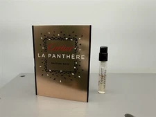 CARTIER LA PANTHERE EAU DE TOILETTE SAMPLE 0.05 OZ SPRAY LOT OF 2 W/ CARD