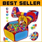 Interactive 5pc Toddler Play Tents, Tunnels & Ball Pit - Birthday Gift Idea