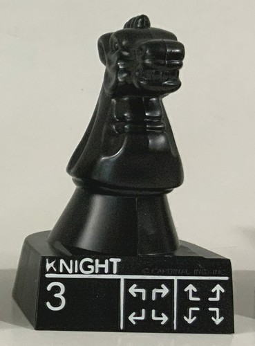CHESS TEACHER Chess Pieces - INDIVIDUAL - BLACK - Plastic - Picture 13 of 16