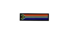 Patch printed embroidered travel stripes iron backpack flag south africa biker