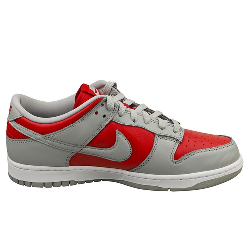 Nike Dunk Low Qs Hombre Moda Entrenadores en Gris Rojo - 10.5 EE. UU. - Imagen 5 de 8