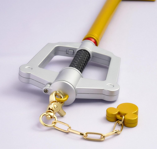 Kingdom Hearts Iluminado Llave Espada Reino Cadena Lado Oscuro Cuadrado Enix Nuevo - Imagen 6 de 9